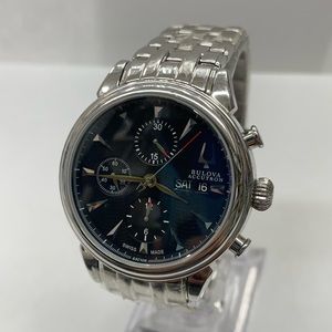 New Bulova Accutron Gemini Swiss Automatic Watch